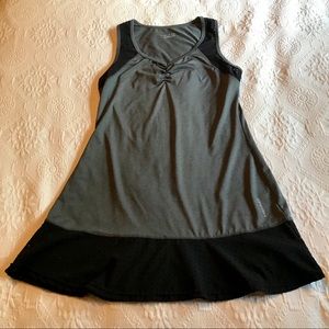 Adorable grey tennis dress with black lace size M